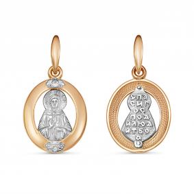 Золотая подвеска GRIGORIEV Г10-14-0074-Матрона Московская с бриллиантом Г10-14-0074-Матрона Московская фото